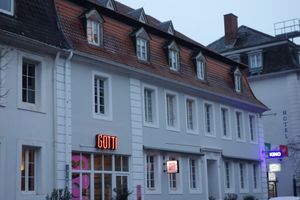 The entrance at Gotti Pizza in Saarbrucken