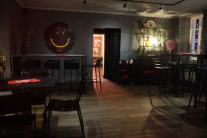 Seating area at Gotti Pizza in Saarbrucken