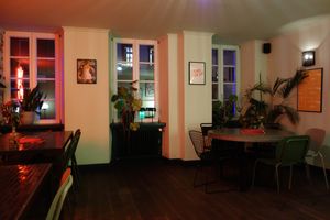 Seating area at Gotti Pizza in Saarbrucken