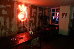 Seating area at Gotti Pizza in Saarbrucken