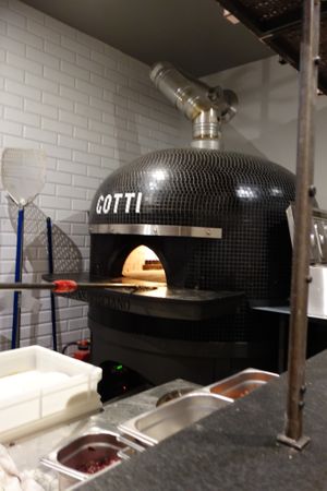 The pizza oven at Gotti Pizza in Saarbrucken