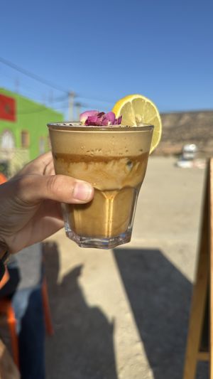 Iced coffeee  at Floraino in Tamri