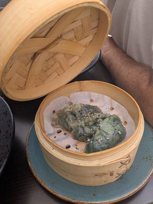 Vegetable gyozas at Chao Chao Noodles & Gyoza in Gran Canaria