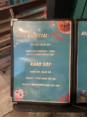   at Aurora Vegan Khao Soi Restaurant in Pai