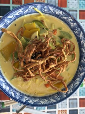   at Aurora Vegan Khao Soi Restaurant in Pai