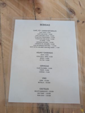 Drinks at La Popular Brunch & Pizza in Santa Marta