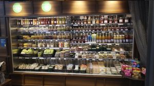 Products at Hiltl Vegimetzg in Zurich