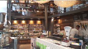 Vegan butcher at Hiltl Vegimetzg in Zurich