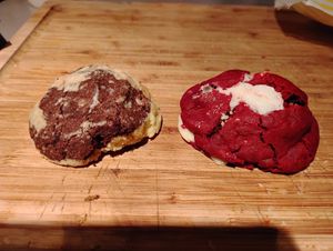 Brookie & red velvet  at CRUMB  in London