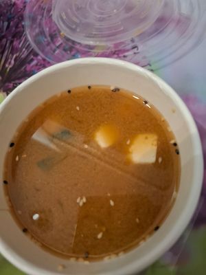 Miso soup at HQ in Landshut