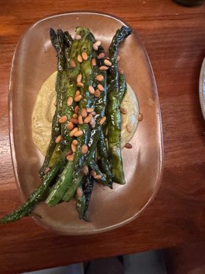 Asparagus at Solera in Mount Maunganui
