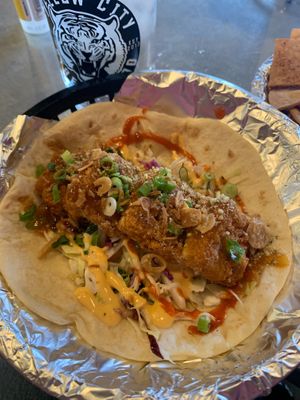 tofu taco at Yellow City Street Food - YCSF in Amarillo