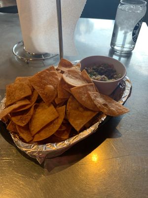 chips&salsa at Yellow City Street Food - YCSF in Amarillo