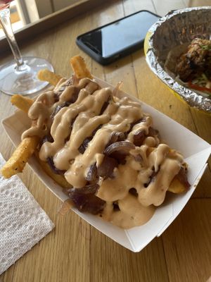 Vegan animal fries   at Yellow City Street Food - YCSF in Amarillo