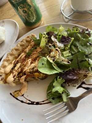 Vegan quiche- seasonal   at Yellow City Street Food - YCSF in Amarillo