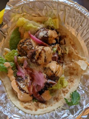 Mushroom tacos at Yellow City Street Food - YCSF in Amarillo