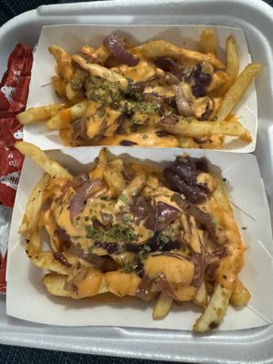 Animal fries  at Yellow City Street Food - YCSF in Amarillo