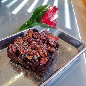 Vegan Brownie at Yellow City Street Food - YCSF in Amarillo