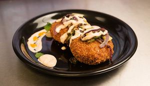 Quinoa Cakes (rotating special) at Yellow City Street Food - YCSF in Amarillo
