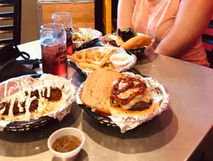 The tea glasses (which are sold too!) were very cute! at Yellow City Street Food - YCSF in Amarillo