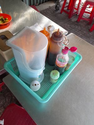 Condiments at Minh Khuê in Ho Chi Minh City