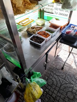 Outside kitchen part at Minh Khuê in Ho Chi Minh City