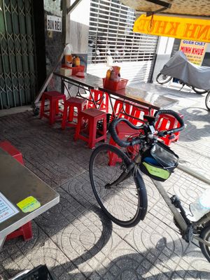 Outside seating #Veganuary at Minh Khuê in Ho Chi Minh City