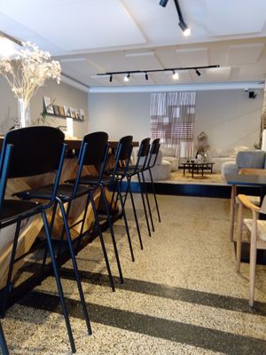 Inside the cafe (August 2025) at Espresso Quartier in Maastricht