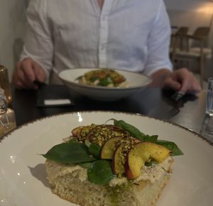 Peach Focaccia   at Espresso Quartier in Maastricht