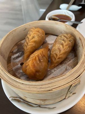 Mushroom dumplings  at Tofu Vegan - Gloucester Rd in South West London