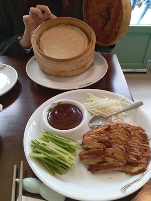 Pequin duck, very good!!! at Tofu Vegan - Gloucester Rd in South West London