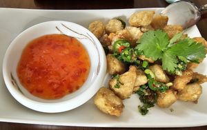 Deep fried chick'n with salt and sichuan pepper at Tofu Vegan - Gloucester Rd in South West London