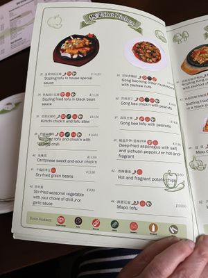 Menu  at Tofu Vegan - Gloucester Rd in South West London