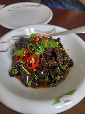 Ear clouds fungus at Tofu Vegan - Gloucester Rd in South West London