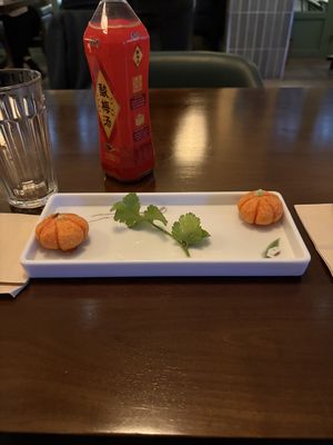 Pumpkin dessert   at Tofu Vegan - Gloucester Rd in South West London