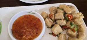 Salt and pepper mushrooms at Tofu Vegan - Gloucester Rd in South West London