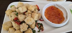 Salt and pepper tofu at Tofu Vegan - Gloucester Rd in South West London