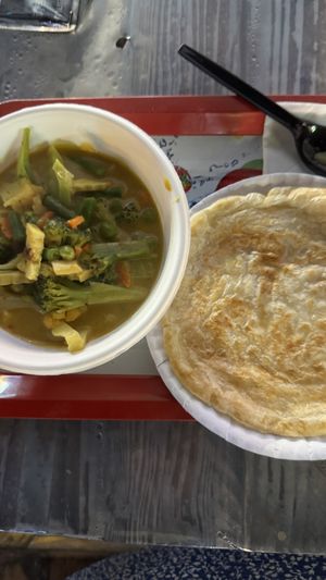 Yellow curry  at Vegetarian-Vegan in Chiang Mai