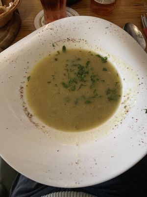 Lentil soupp  at Al Moudyaf in Wuppertal