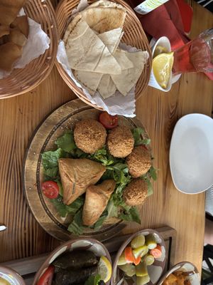 Mezze platter part 2  at Al Moudyaf in Wuppertal