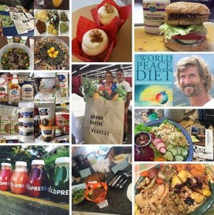 Veg Lakeshore had another amazing year. We saw an abundance of new vegan products hitting the shelves at all grocery stores and enjoyed a monthly Meatless Monday potluck hosted by Westcore Neighborhood Community Center. Dr. Will Tuttle performed and gave an inspiring talk on the World Peace Diet at Spirit Space in September. There was a record number that attended the 2nd Annual Grand Rapids Veg Fest and Veg Lakeshore once again represented Holland and surrounding communities with free samples, recipes and literature"Humans, Animals, Planet...everybody wins" at Veg Lakeshore in Holland