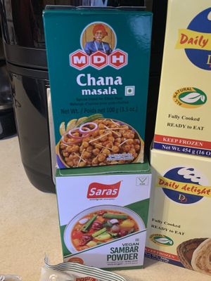 Spices  at Nova Indian Market Grocery & Convenience Store in Bridgewater