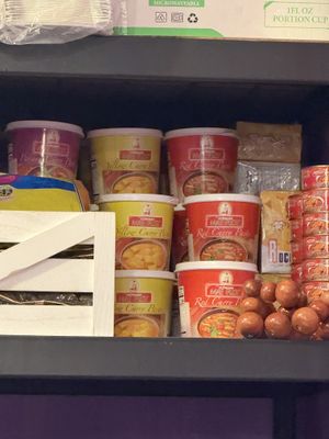 The curry paste I later noticed on the wall  at King of Thai Boat Noodles in Honolulu