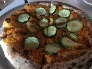 Za Zucca vegan pizza. at Falora in Tucson