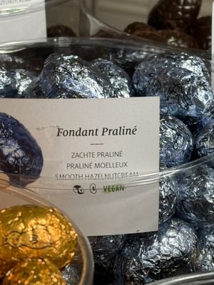 Praliné moelleux   at Valentino Chocolatier in La Louviere