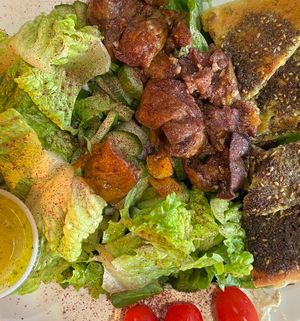 eggplant salata at The Grape Leaf in Louisville