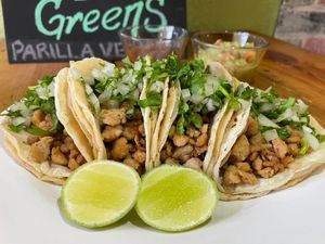  at Green's Parrilla Vegana in Veracruz