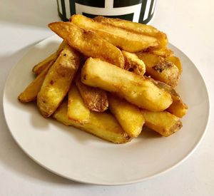 Chunky fries at Vegan Daily in Dubai