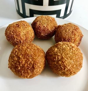 Stuffed mushrooms  at Vegan Daily in Dubai