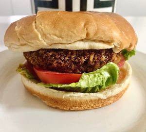 Veggie-lant burger  at Vegan Daily in Dubai